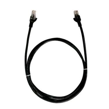 Imagem de Cabo de Rede Plus Cable Patch Cord CAT5E RJ45 5,0 Metros Preto - PC-ET