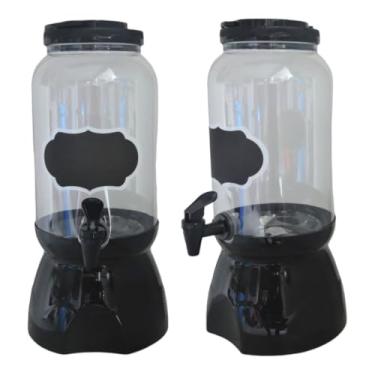 Imagem de Pote Suqueira Plastico Com Torneira E Tampa Com Alca Bebidas suco destilados