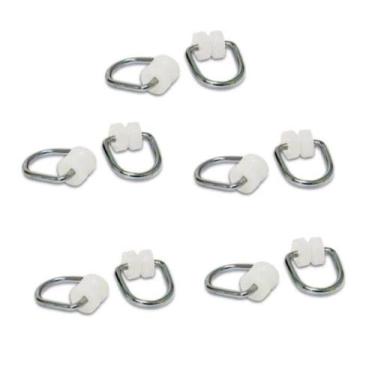 Imagem de Rodizio De Ferro P /Cortinas Trilho Comum 100 Unidades - Vigui