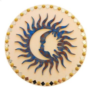 Imagem de Mandala Eclipse/Amor e União 26cm - Aqui Tem Magia