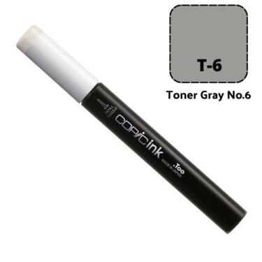 Imagem de Refil Copic Ink Sketch Ciao Classic Wide Cor Toner Gray 6, T6 TONER GR