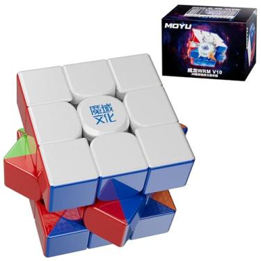 Imagem de CuberShop Moyu WRM V10 20-Magnet Ball Core Version (UV Glossy) Stickerless 3x3 Speed Cube, moyu WeiLong WR M v10 Pro Twenty Magnets Magnetic+Ball Core, WRM 2024 New Flagship (UVCoated Pro Version)