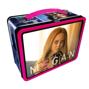 Imagem de AQUARIUS M3gan Fun Box - Sturdy Tin Storage Box with Plastic Handle & Embossed Front Cover - Officially Licensed Megan Merchandise & Collectible Gift