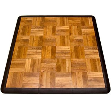 Imagem de Kit modular de pista de dança SnapFloors 3X3OAKFLOOR (9,5 x 9,5 cm), carvalho, 21 peças