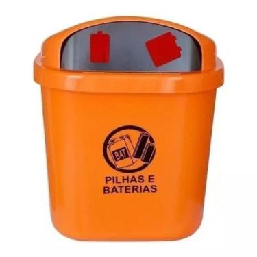 Imagem de Cesto Individual Para Coleta Seletiva Com 40l S/ Poste (st3) - JSN, La