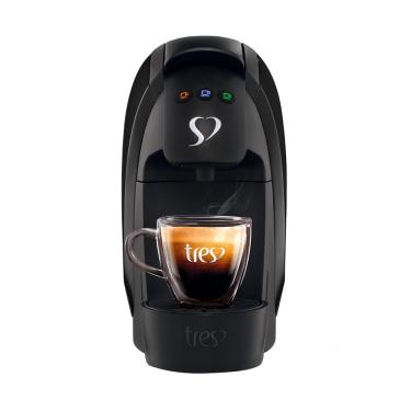 Imagem de Cafeteira Espresso TRES 3 Corações Luna Automática Preta - 600ml 