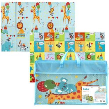 Imagem de Tapete De Atividades Tema Festa Animal Dupla Face Montessori Educativo