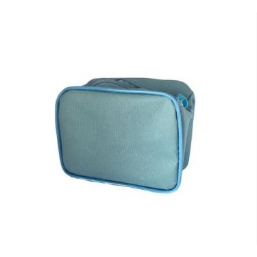 Imagem de MINI necessaire inteira NAILON AZUL CLARO (tecido) 15x12 - Gii Matos M