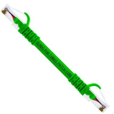 Imagem de Cabo De Rede 20 CM Patch Cord Cat6 UTP Furukawa Gigalan Verde - CABOS 
