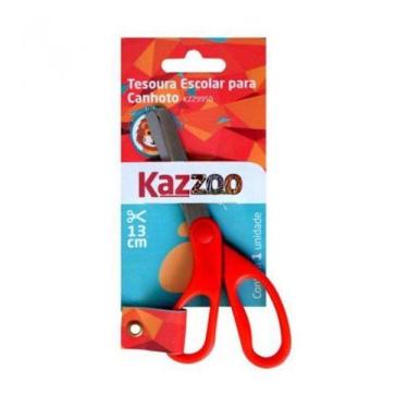 Imagem de Tesoura Escolar Para Canhato Kaz