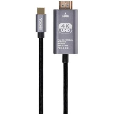 Imagem de Cabo Adaptador USB-C para HDMI Yookie YA12 4K - 2 Metros