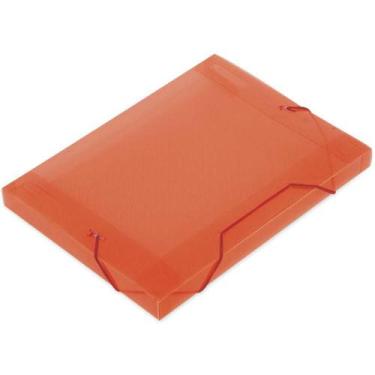 Imagem de Pasta ABA Elástica Plástica Ofício 30MM Vermelho SOFT - Pacote com 10 