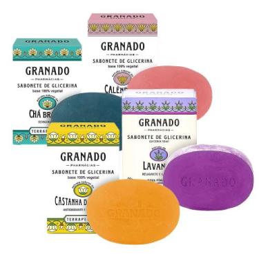 Imagem de Granado Terrapeutics  4 unidades de Sabonetes em Barra Kit Presenteáve