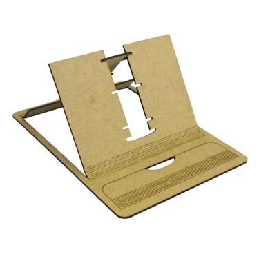 Imagem de Porta Celular e Tablet Com Regulagem de Altura 28x20 Mdf Madeira - Ata