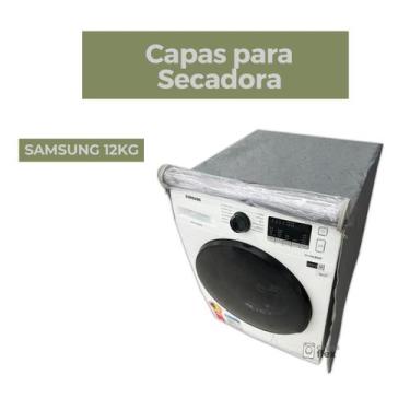 Imagem de Capa secadora samsung 12kg transparente flex - Capas Flex, CINZA