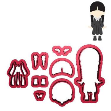 Imagem de Cortador Modular Wandinha Família Addams Wednesday - DOCE IMPRESSO,  9
