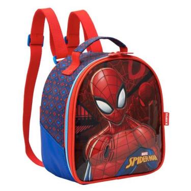Imagem de Lancheira Escolar Homem Aranha Spider-Man Porta Lanche Alças - Xeryus