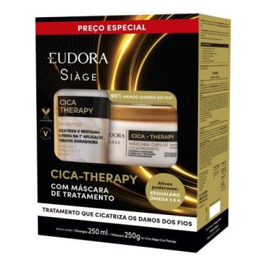 Imagem de Kit EUDORA CICA-THERAPY (shampoo 250ml + máscara  250g)