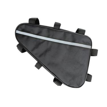 Imagem de kowaku Bolsa de armazenamento para bicicleta com suporte de quadro Bolsa para ciclismo sob o assento Bolsa portátil resistente ao desgaste Mala de, Style B