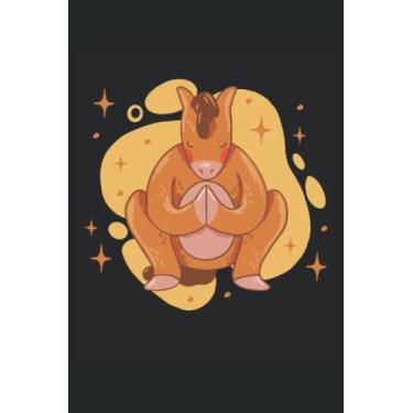 Imagem de Meditazione del cavallo yoga - Quaderno per Yogi: Din A5 (6x9) notebook per la meditazione e la spiritualità con 120 pagine ate e giorni feriali per il diario