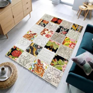 Imagem de HJZSZX Estilo étnico retrô Sala de estar Tapete Mesa de centro Vestiário Tapete macio Casa Quarto Cabeceira Tapete de pelúcia, QH1468, ER, 300x400CM