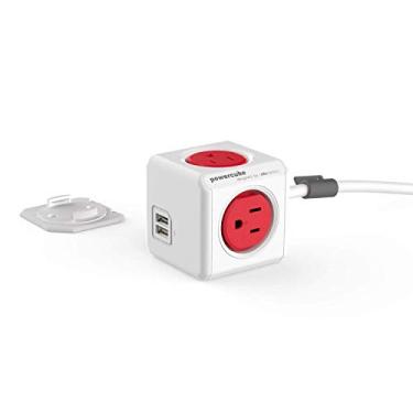 Imagem de PowerCube 4420RD/USEUPC Protetor de sobretensão USB estendido EUA - Vermelho