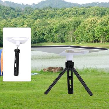 Imagem de Zeroffi Starlink Suporte de mini tripé, altura ajustável e inclinação, kit Starlink V4 kit de montagem de poste satélite