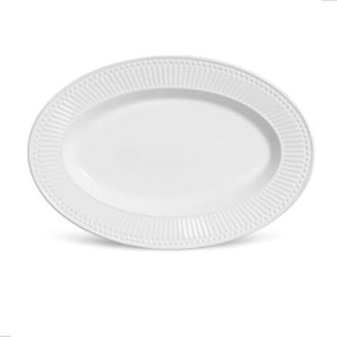 Imagem de Travessa Cerâmica Roma Branca Médio Porto Brasil