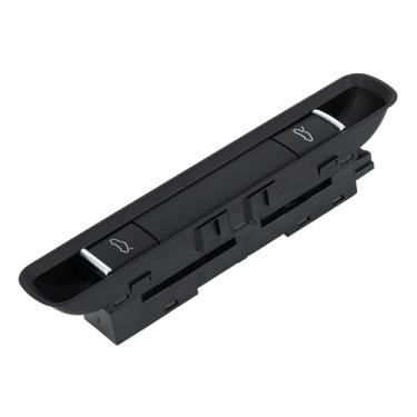 Imagem de X AUTOHAUX No.99161310501A05 Interruptor de liberação do puxador da porta traseira da porta traseira Interruptor de botão de trava para Porsche 718 Boxster 2017-2023 Preto