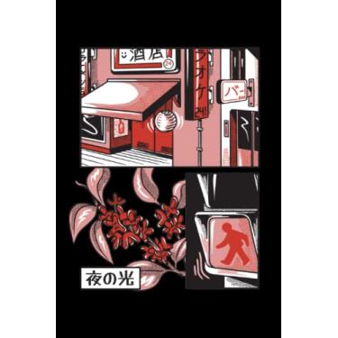 Imagem de LoFi Japanische Stadt - Notizbuch für Otakus: DIN A5 (6x9) Notizbuch für Japan Nerds und Geeks der japanischen Kultur mit 120 linierte Seiten und Wochentage für die Tagebuch Funktion