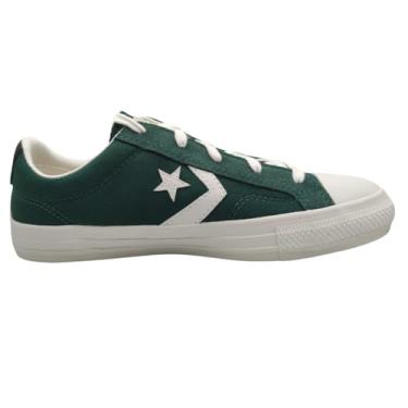 Imagem de Tênis Converse All Star CO05590001, Cano Baixo, Lona e Camurça, Verde (VERDE, BR, Adulto, Numérico, 37)