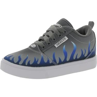 Imagem de HEELYS Impressões para meninos Pro 20 (criança pequena/criança grande/adulto), Cinza/azul, 2 Little Kid