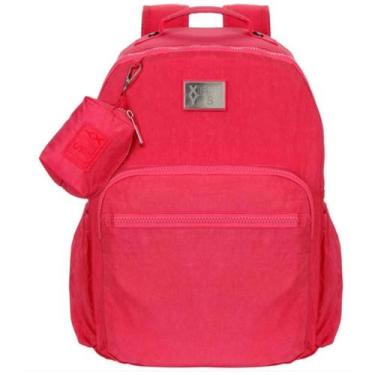 Imagem de Volta às Aulas Mochila de Costas Pink Escolar Juvenil Xeryus