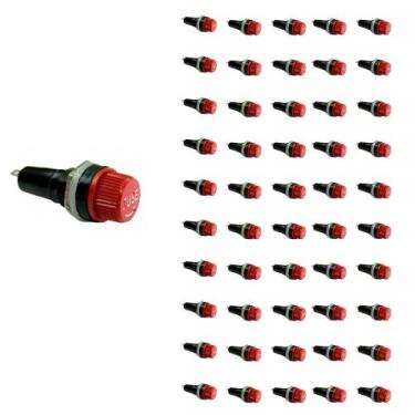 Imagem de Kit 50 Porta-Fusível vermelho 5x20 - Fox Tools