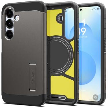 Imagem de Capa Spigen para Galaxy S25, Tough Armor (Ai) MagFit [carregamento sem fio] compatível...