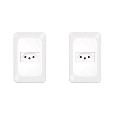 Imagem de Kit C/2 - Pial Conjunto  Pop 4X2 1 Tomada  10A Lgx30 - Pial legrand