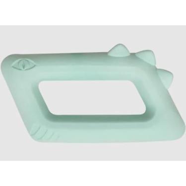 Imagem de SNUG AROOZ Snugarooz Brinquedo flutuante para cães Croc – Ecológico, Design TPR durável – Perfeito para buscar, brincar na água e nadar – Flutua na piscina, praia ou lago com patch de reparo