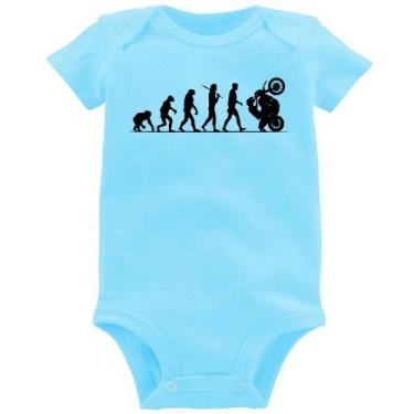 Imagem de Body Bebê Evolução do Grau XT 660 - Foca na Moda, Azul bebê, GG