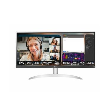 Imagem de Monitor LG UltraWide™? 29WQ600B-W Tela IPS de 29&quot;, 21:9, USB-C, 7Wx2 MaxxAudio®, 1ms (MBR), 100Hz, AMD FreeSync™, sRGB 99%, HDR10 