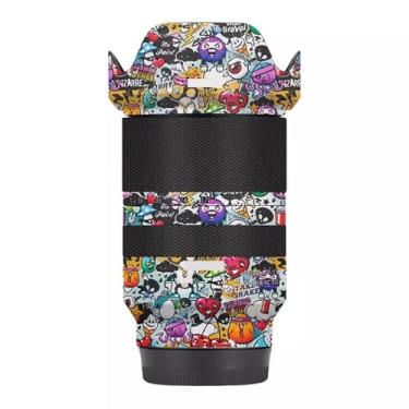 Imagem de Adesivo antiarranhões para lente de câmera Tamron 17-70 mm F2.8 B070 adequado para Sony Mount Camera Coat Vinly película protetora corporal decalques capa F/2.8 17-70 2.8 (Graffiti White)