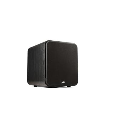 Imagem de Polk Audio Subwoofer Signature Elite ES8 (preto), Woofer de alcance longo de 20 cm com cone de polímero preenchido com mineral, amplificador classe D de 100 W, subwoofer doméstico de disparo frontal,