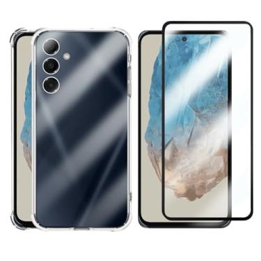 Imagem de Kit Capinha Capa Antiqueda Compatível com Samsung Galaxy M35 + Película de Vidro 3D