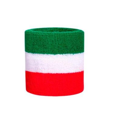 Imagem de Munhequeira Toalha Esportiva 08 Cm 01 Unidade Absorve Suor - Estilo Bo