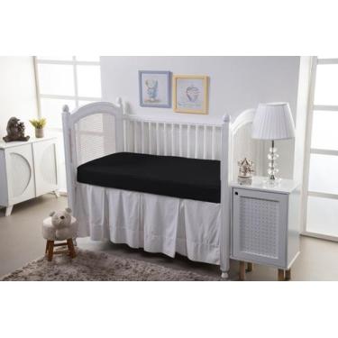 Imagem de Protetor de colchão IMPERMEÁVEL PARA BERÇO 170 fios - SAFIRA ENXOVAIS,