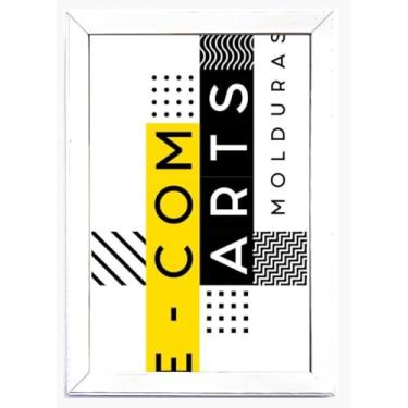 Imagem de Moldura em Madeira com vidro - Tamanho 20x30 vidro (Branco)