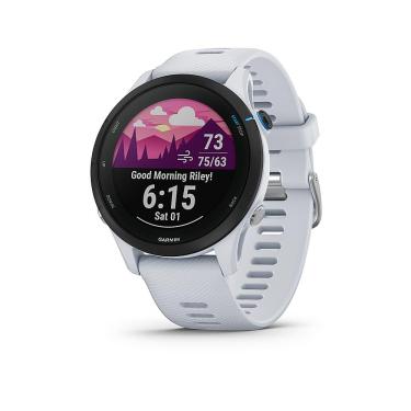 Imagem de Garmin - Forerunner 255 Music GPS Smartwatch 46 mm Polímero reforçado com fibra - Whitestone-010-02641-21