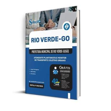 Imagem de Apostila Prefeitura de Rio Verde - GO  - Atendente Plantonista e Monit