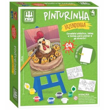 Imagem de Nig Brinquedos Kit de Pintura Infantil Pinturinha Fazendinha