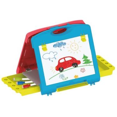 Imagem de Lousa Magica Maleta 2 em 1 Play e Learn Multikids - BR1215 BR1215