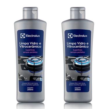Imagem de Kit Electrolux com 2 Limpa Vidro e Vitrocerâmico